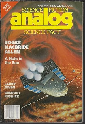 Image du vendeur pour ANALOG Science Fiction/ Science Fact: April, Apr. 1987 ("The Smoke Ring") mis en vente par Books from the Crypt