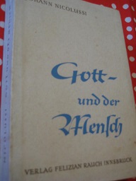 Seller image for Gott und der Mensch for sale by Alte Bcherwelt