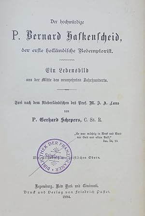 Bild des Verkufers fr Kapuzinerleben. Erinnerungen eines trichten Herzens 1840-1894. zum Verkauf von Antiquariat Bookfarm
