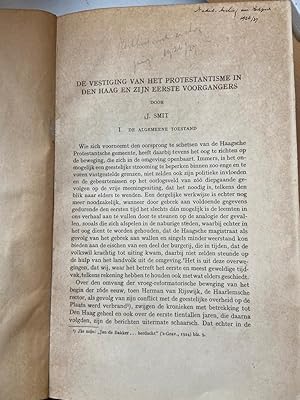 De vestiging van het protestantisme in Den Haag en zijn eerste voorgangers, [s.l.], ca 1926, p. 2...