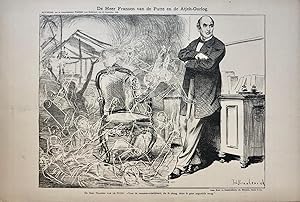 [Original lithograph/lithografie by Johan Braakensiek] De Heer Fransen van de Putte en de Atjeh-O...