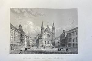 [Lithography, Lithografie, The Hague] La Haye, Palais des États Généraux (Staten Generaal, Tweede...