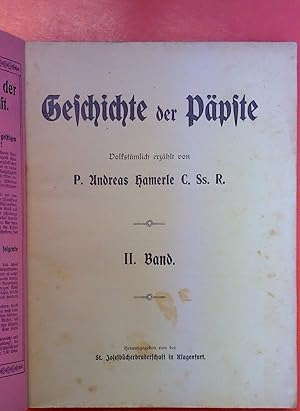 Seller image for Geschichte der Ppste II. Band for sale by biblion2