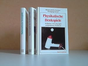 Seller image for Mathematik fr Denksportler + Mathematische Denkspiele + Physikalische Denkspiele 3 Bcher for sale by Andrea Ardelt