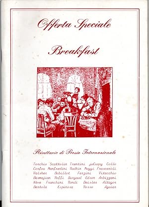 OFFERTA SPECIALE. Semestrale di poesia multimediale. Anno 2 numéro 4, novembre 1989. Titré Breakfast