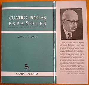 Cuatro poetas españoles (Garcilazo-Góngora-Maragall-Antonio Machado)
