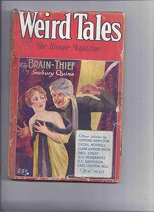 Bild des Verkufers fr Weird Tales Magazine ( Pulp ) / Volume 15 ( xv ) # 5, May 1930 ( Shadows on the Road; Brain Thief; Marmora; Recapture; The Magic Egg, etc) zum Verkauf von Leonard Shoup