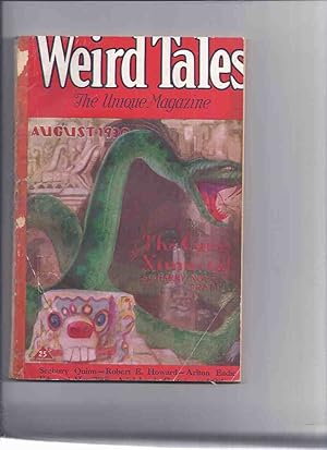 Bild des Verkufers fr Weird Tales Magazine ( Pulp ) / Volume 16 ( xvi ) # 2, August 1930 ( The Hills of the Dead; Daughter of the Moonlight; Electric Executioner; Permanent Stiletto, etc) zum Verkauf von Leonard Shoup