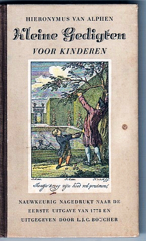 Image du vendeur pour Proeve van Kleine Gedigten voor Kinderen mis en vente par Christison Rare Books, IOBA SABDA