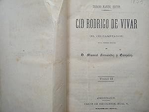 Seller image for CID RODRIGO DE VIVAR- EL CID CAMPEADOR for sale by TAHOE