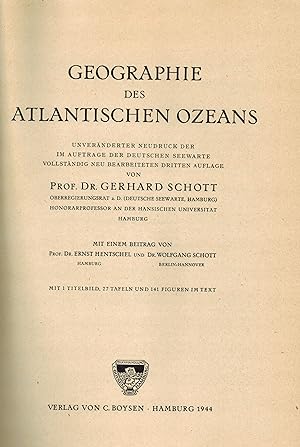 Imagen del vendedor de Geographie des Atlantischen Ozeans a la venta por Clivia Mueller