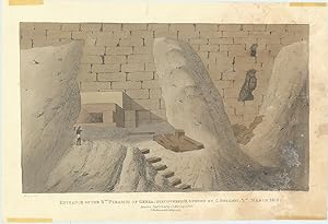 Entrance of the 2nd Pyramid of Geeza: Discovered and Opened by G. Belzoni, 2nd March 1818.