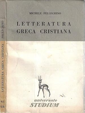 Bild des Verkufers fr Letteratura greca cristiana zum Verkauf von Biblioteca di Babele