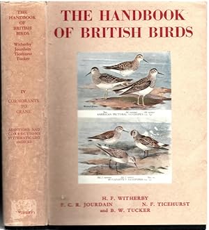 Image du vendeur pour The Handbook of British Birds. Vol. IV (Cormorants to Crane) mis en vente par PEMBERLEY NATURAL HISTORY BOOKS BA, ABA