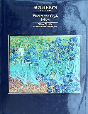 Vincent Van Gogh Irises. Auction Catalogue November 11, 1987