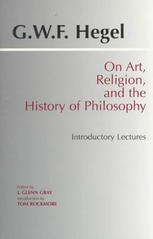 Seller image for On Art, Religion, and the History of Philosophy : Introductory Lectures for sale by GreatBookPrices