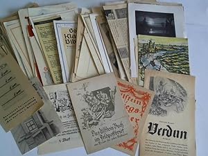 Sammlung von 107 Buchvorstellungen - und Listen deutscher Verlage ca. 1933 - 1938