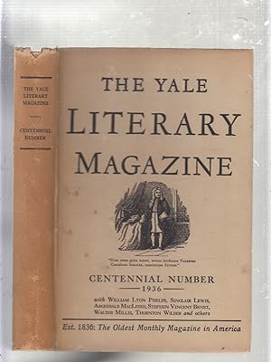 Image du vendeur pour The Yale Literary Magazine, Centennial Number 1936 mis en vente par Old Book Shop of Bordentown (ABAA, ILAB)