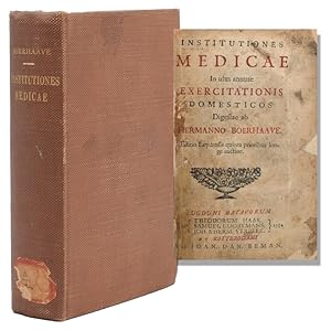 Bild des Verkufers fr Institutioned Medicae in usus annuae Exercitationis Domesticos.Edito Leydensis quinta prioribus longe auctior zum Verkauf von James Cummins Bookseller, ABAA