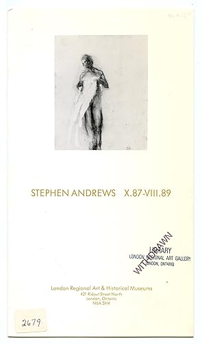 Bild des Verkufers fr Stephen Andrews X.87-VIII.89 zum Verkauf von Attic Books (ABAC, ILAB)