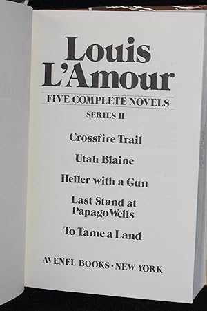 Louis L'Amour: Five Complete Novels (Second Series) - Louis L'Amour:  9780517481516 - AbeBooks