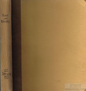 Kunst und Künstler. Jahrgang XXI 1923 Heft 1-12 (12 Hefte)