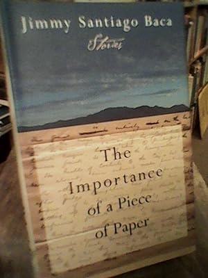 Bild des Verk�ufers f�r The Importance of a Piece of Paper: Stories zum Verkauf von Brodsky Bookshop