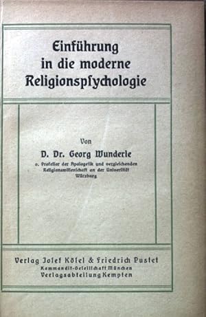 Bild des Verkufers fr Einfhrung in die moderne Religionspsychologie; zum Verkauf von books4less (Versandantiquariat Petra Gros GmbH & Co. KG)