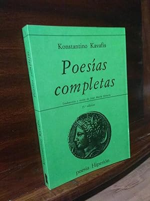 Imagen del vendedor de Poesas Completas Kavafis a la venta por Libros Antuano