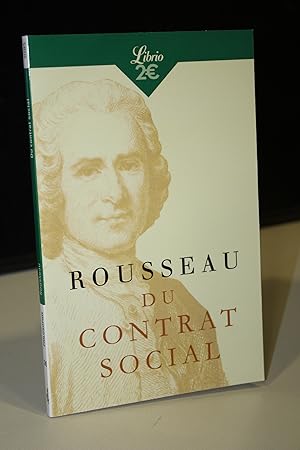 Imagen del vendedor de Du Contrat Social ou Principes du droit politique.- Rousseau, Jean-Jacques. a la venta por MUNDUS LIBRI- ANA FORTES