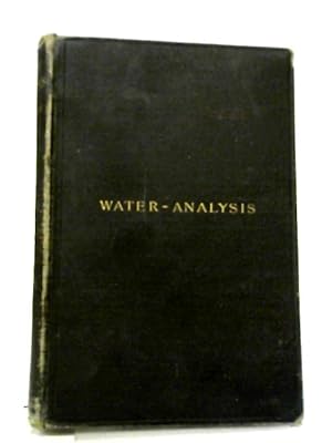 Seller image for Water-Analysis for sale by World of Rare Books