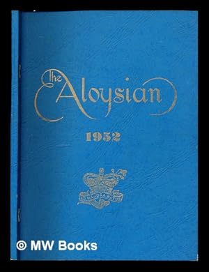 Imagen del vendedor de The Aloysian: 1952 a la venta por MW Books