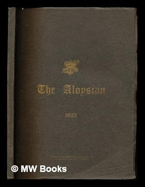 Imagen del vendedor de The Aloysian: 1933 a la venta por MW Books