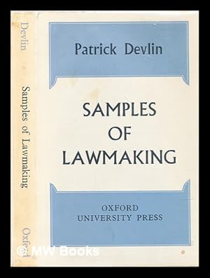 Immagine del venditore per Samples of lawmaking venduto da MW Books