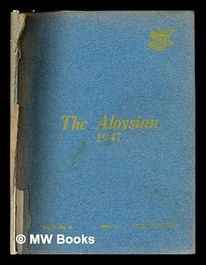 Imagen del vendedor de The Aloysian: 1947 a la venta por MW Books