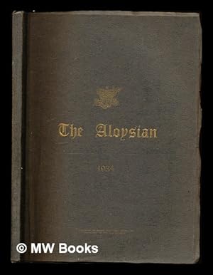 Imagen del vendedor de The Aloysian: 1934 a la venta por MW Books