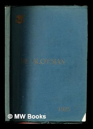 Imagen del vendedor de The Aloysian: 1925 a la venta por MW Books