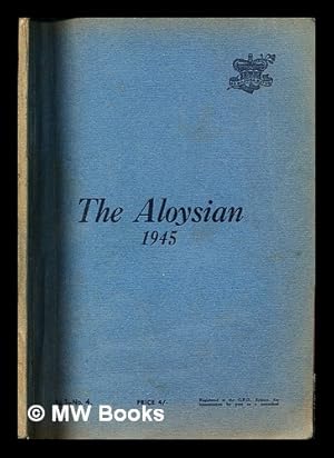 Imagen del vendedor de The Aloysian: 1945 a la venta por MW Books