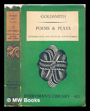 Immagine del venditore per The poems and plays of Oliver Goldsmith venduto da MW Books