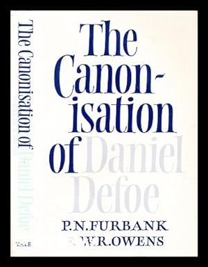 Bild des Verkufers fr The canonisation of Daniel Defoe zum Verkauf von MW Books