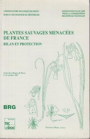 Plantes sauvages menacees de france bilan et protection