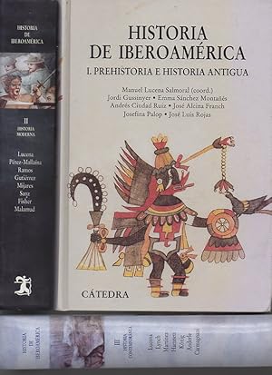 Imagen del vendedor de HISTORIA DE IBEROAMRICA. I. PREHISTORIA E HISTORIA ANTIGUA. II. HISTORIA MODERNA. III. HISTORIA CONTEMPORNEA. a la venta por Books Never Die