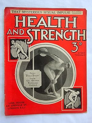 Seller image for Health and Strength. 1932, March 12, including That Mysterious Sexual Impulse. for sale by Tony Hutchinson