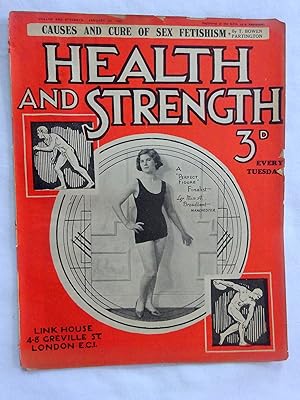 Seller image for Health and Strength. 1932, January 23. including Causes and Cure of Sex Fetishism. for sale by Tony Hutchinson