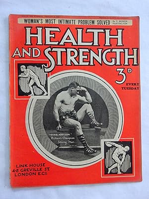 Seller image for Health and Strength. 1932, February 6. including Woman's Most Intimate Problem Solved. for sale by Tony Hutchinson