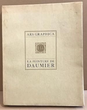 Image du vendeur pour La peinture de Daumier/ nombreuses gravures hors texte sous serpente mis en vente par librairie philippe arnaiz