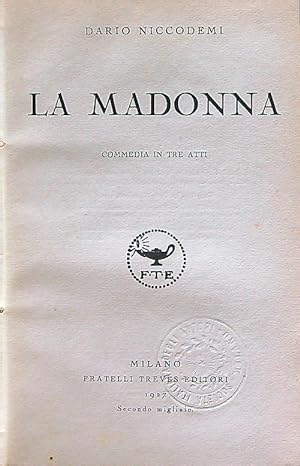 Bild des Verkufers fr La Madonna. zum Verkauf von Librodifaccia