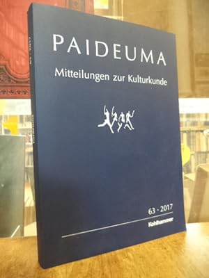 Imagen del vendedor de Paideuma - Mitteilungen zur Kulturkunde, Band 63 - 2017, hrsg. vom Frobenius-Institut an der Goethe-Universitt Frankfurt, a la venta por Antiquariat Orban & Streu GbR