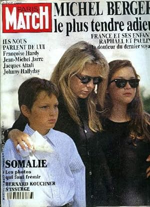 Magazine paris-match special mort michel berger France gall-revue avril 1993! 