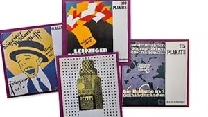 4 Kataloge "Plakate" (100 Plakate + 115 Plakate + Plakate (v. Ilse Schweinsteiger, alles mit Abb....
